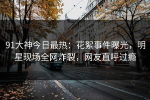 91大神今日最热：花絮事件曝光，明星现场全网炸裂，网友直呼过瘾